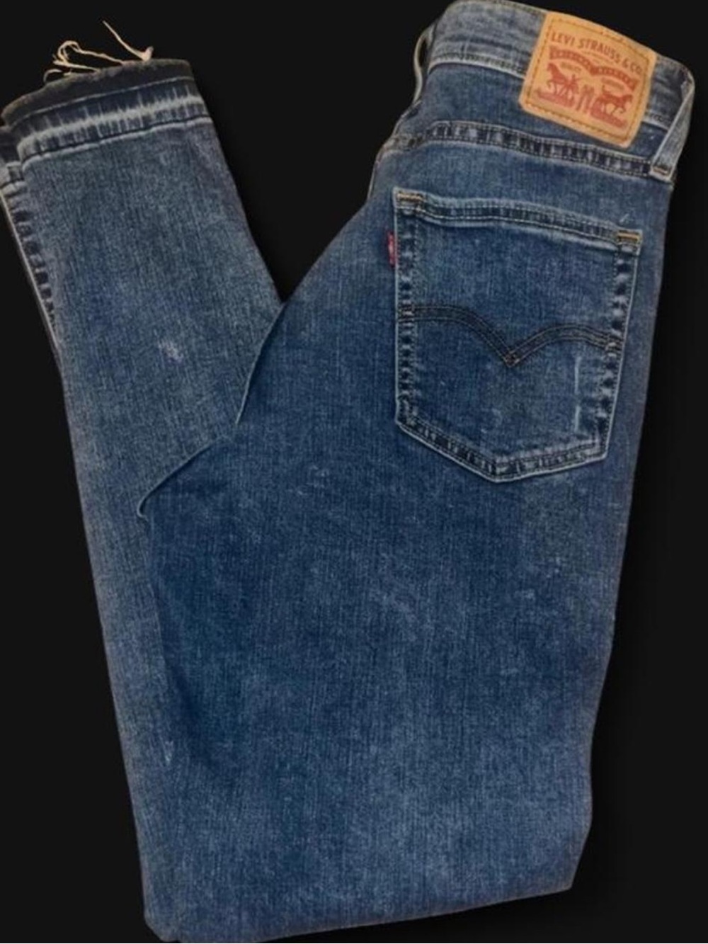 Levi's Women's Skinny Jeans in Dark Blue Wash